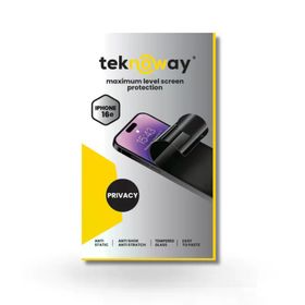 Teknoway iPhone 16 E Antistatik Ekran Koruyucu Hayalet Cam