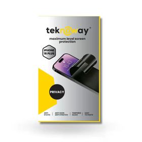 Teknoway iPhone 16 PLUS Antistatik Ekran Koruyucu Hayalet Cam