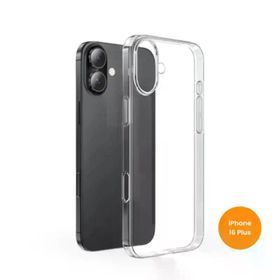 Teknoway iPhone 16 PLUS Sararmaz Şeffaf Silikon Kılıf
