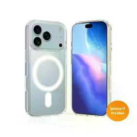 Teknoway iPhone 17 Pro Max MagShield Şeffaf Magsafe Kılıf