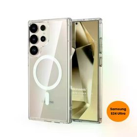 Teknoway Samsung S24 Ultra MagShield Şeffaf Magsafe Kılıf