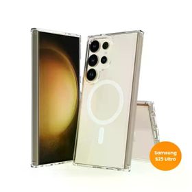 Teknoway Samsung S25 Ultra MagShield Şeffaf Magsafe Kılıf