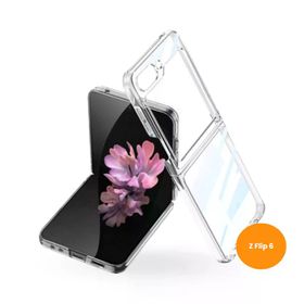 Teknoway Samsung Z Flip 6 Crystal Şeffaf Kılıf