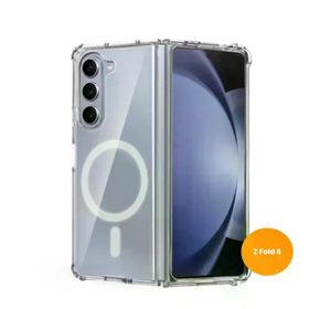 Teknoway Samsung Z Fold 6 Şeffaf MagShield Magsafe Kılıf