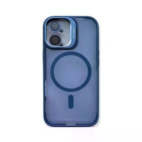 Teknoway Shock Armor iPhone 17 Lens Koruyucu Mavi Kılıf