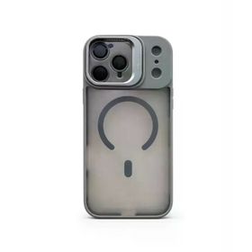 Teknoway Shock Armor iPhone 17 Pro Max Lens Koruyucu Silver Kılıf