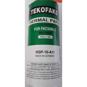 Tekofaks 210 x 100 m Fax Kağıdı