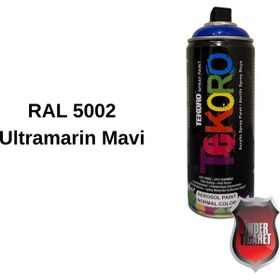 Tekoro 5002 Ultramarin Mavi 400 ml Akrilik Sprey Boya
