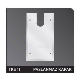 Teksan Tks 01 Cam Kapı Paslanmaz Hidrolik Kapağı