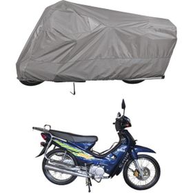 Teksin Çelik Motor Cup 110 A+ Kalite Gri Motosiklet Brandası