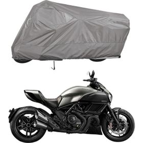 Teksin Ducati Diavel Titanium A+ Kalite Gri Motosiklet Brandası