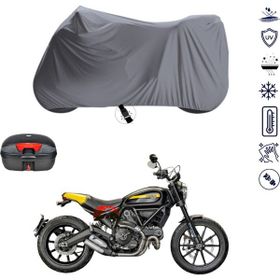 Teksin Ducati Scrambler Full Thorttle Motosiklet Brandası