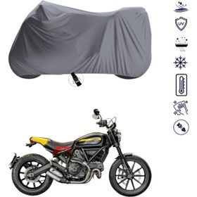 Teksin Ducati Scrambler Full Thorttle Motosiklet Brandası