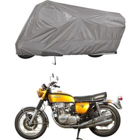 Teksin Honda CB 750 A+ Kalite Gri Motosiklet Brandası