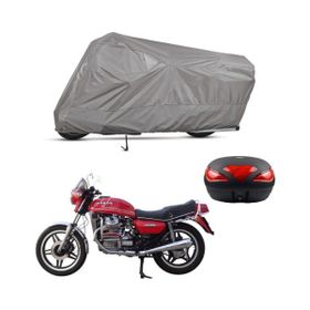 Teksin Honda CX 500 Arka Çanta Uyumlu A+ Kalite Gri Motosiklet Brandası