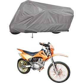 Teksin Kanuni Cross 150 A+ Kalite Gri Motosiklet Brandası