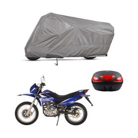 Teksin Kanuni Enduro 200 Arka Çanta Uyumlu Motosiklet Brandası