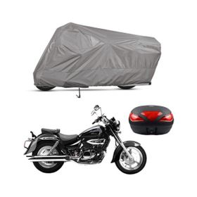 Teksin Kanuni GV 250 Arka Çanta Uyumlu Motosiklet Brandası