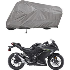 Teksin Kawasaki Ninja 300 A+ Kalite Gri Motosiklet Brandası
