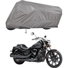 Teksin Kawasaki VN 900 Custom Special A+ Kalite Gri Motosiklet Brandası