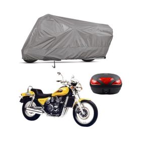 Teksin Kawasaki ZL 600 Arka Çanta Uyumlu Motosiklet Brandası