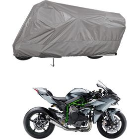 Teksin Kawsaki Ninja H2 A+ Kalite Gri Motosiklet Brandası