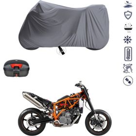 Teksin KTM 990 Supermoto 4 Mevsim Çantalı Su Geçirmez Motosiklet Brandası