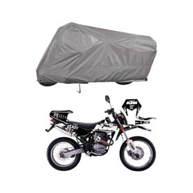 Teksin Kuba Black Cat A+ Kalite Gri Motosiklet Brandası