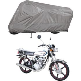 Teksin Kuba CG 100_KM 125-6 A+ Kalite Gri Motosiklet Brandası