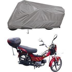 Teksin Kuba Leopar 100 A+ Kalite Gri Motosiklet Brandası