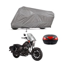 Teksin Kuba Superlight 200 Arka Çanta Uyumlu Motosiklet Brandası