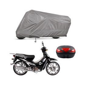 Teksin Kuba XY100-E A+ Kalite Gri Motosiklet Brandası