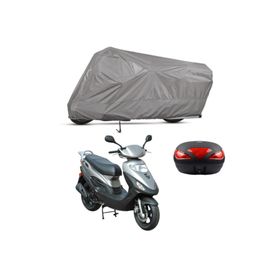 Teksin Kymco Movie Xl 150 Arka Çanta Uyumlu Motosiklet Brandası