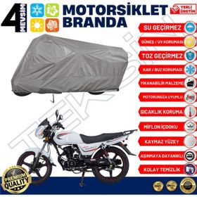 Teksin Mondial 150 MG King A+ Kalite Gri Motosiklet Brandası