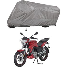 Teksin Mondial 150 Z-One A+ Kalite Gri Motosiklet Brandası