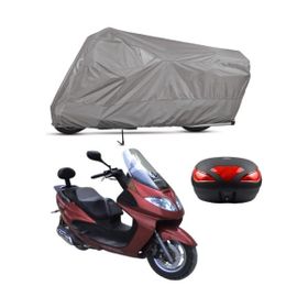 Teksin Mondial 150 Zat Arka Çanta Uyumlu Motosiklet Brandası