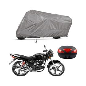 Teksin Motoran Comanche 125 Arka Çanta Uyumlu A+ Kalite Gri Motosiklet Brandası