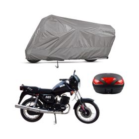 Teksin MZ ETZ 301 Arka Çanta Uyumlu Motosiklet Brandası