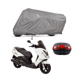 Teksin Peugeot Citystar 200 Arka Çanta Uyumlu Motosiklet Brandası