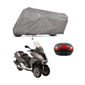 Teksin Peugeot Metropolis 400 Arka Çanta Uyumlu Motosiklet Brandası