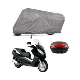 Teksin Peugeot Satelis 400 Arka Çanta Uyumlu Motosiklet Brandası
