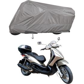 Teksin Piaggio Beverly 500 A+ Kalite Gri Motosiklet Brandası