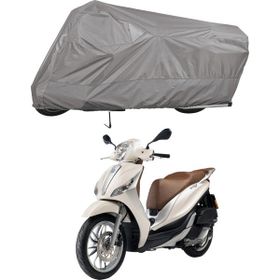 Teksin Piaggio Medley 150 Arka Çanta Uyumlu A+ Kalite Gri Motosiklet Brandası