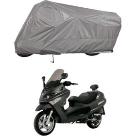 Teksin Piaggio X Evo 400 Arka Çanta Uyumlu A+ Kalite Gri Motosiklet Brandası