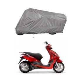 Teksin Piaggoi Fly 100 Arka Çanta Uyumlu A+ Kalite Gri Motosiklet Brandası