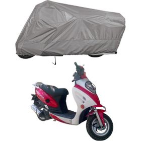 Teksin Presto PRR125 Scooter A+ Kalite Gri Motosiklet Brandası