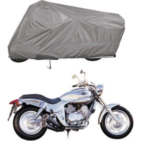 Teksin Ramzey QM 250 A+ Kalite Gri Motosiklet Brandası