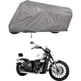 Teksin Regal Raptor DD 250E-10 A+ Kalite Gri Motosiklet Brandası