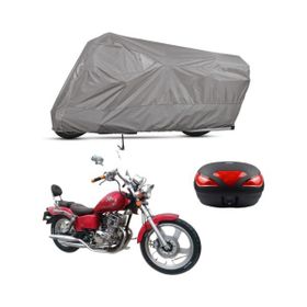 Teksin Regal Raptor DD 250E-9 Arka Çanta Uyumlu A+ Kalite Gri Motosiklet Brandası