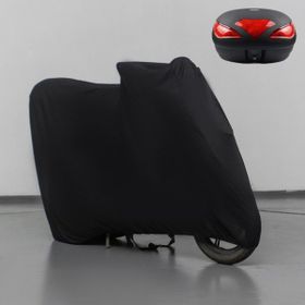 Teksin RKS Sniper 100 Çantalı Siyah Penye Örtü Motorsiklet Brandası